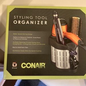 New in Box Conair Styling Tool Organizer Black